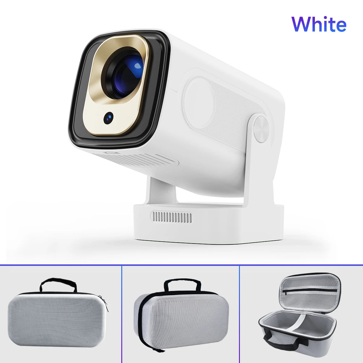 Miniprojetor Magcubic HY310 com foco automático, 4K nativo, 1080p, 330 ANSI, Android 11, 5 W, alto-falante, mouse aéreo, assistente de voz atualizado, HY300