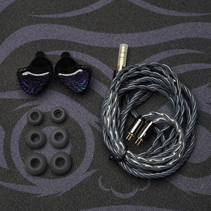 Fones de ouvido intra-auriculares Kinera Celest Wyvern Black 10mm LCP Dynamic Driver