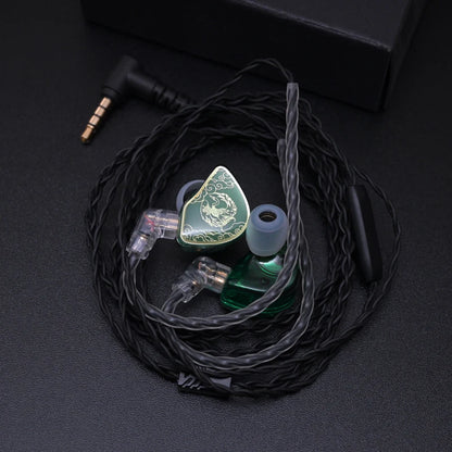TANGZU Shangguan Wan'er Fones de Ouvido Intra-Auriculares Jade Verde