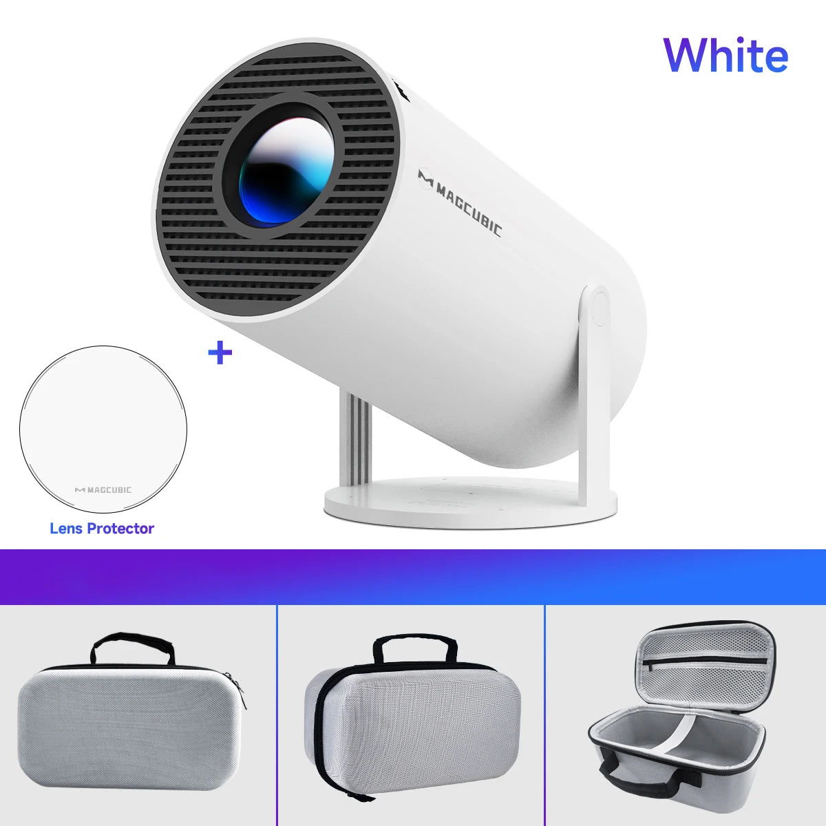 Magcubic Projetor HY300 Pro 4K Android 11 Dual Wifi6 260ANSI Allwinner H713 BT5.0 1080P 1280*720P Home Cinema Projetor Externo