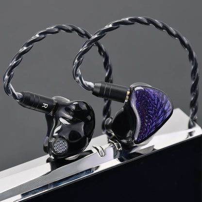 Fones de ouvido intra-auriculares Kinera Celest Wyvern Black 10mm LCP Dynamic Driver
