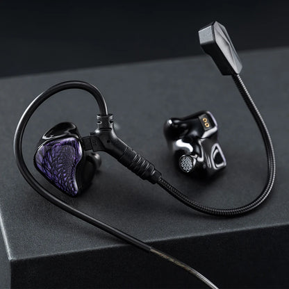 Fones de ouvido intra-auriculares Kinera Celest Wyvern Black 10mm LCP Dynamic Driver