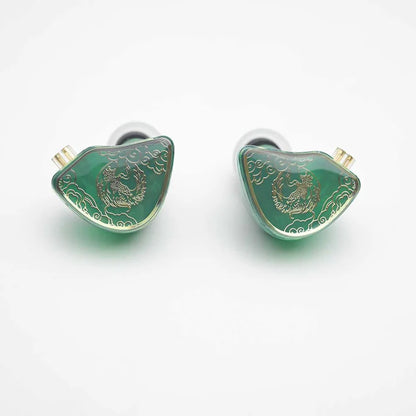 TANGZU Shangguan Wan'er Fones de Ouvido Intra-Auriculares Jade Verde